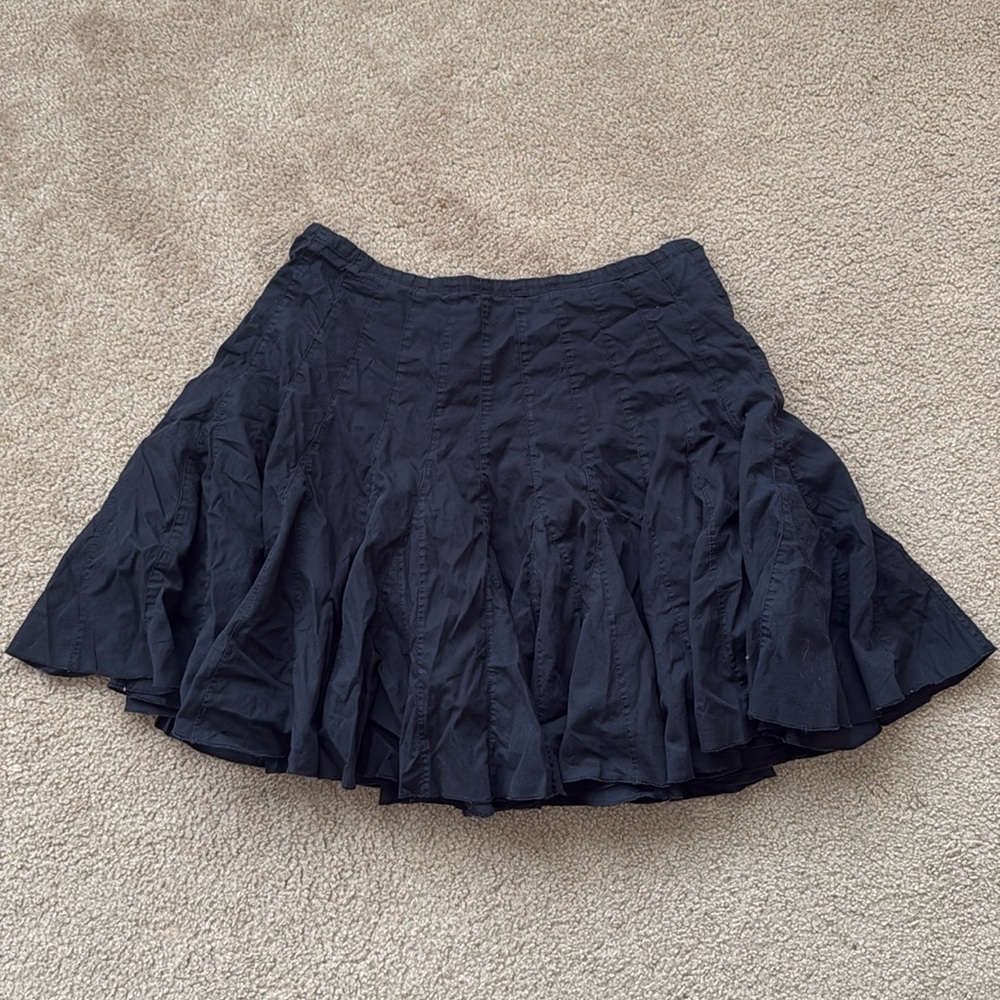Black Pleated For Joseph Skirt